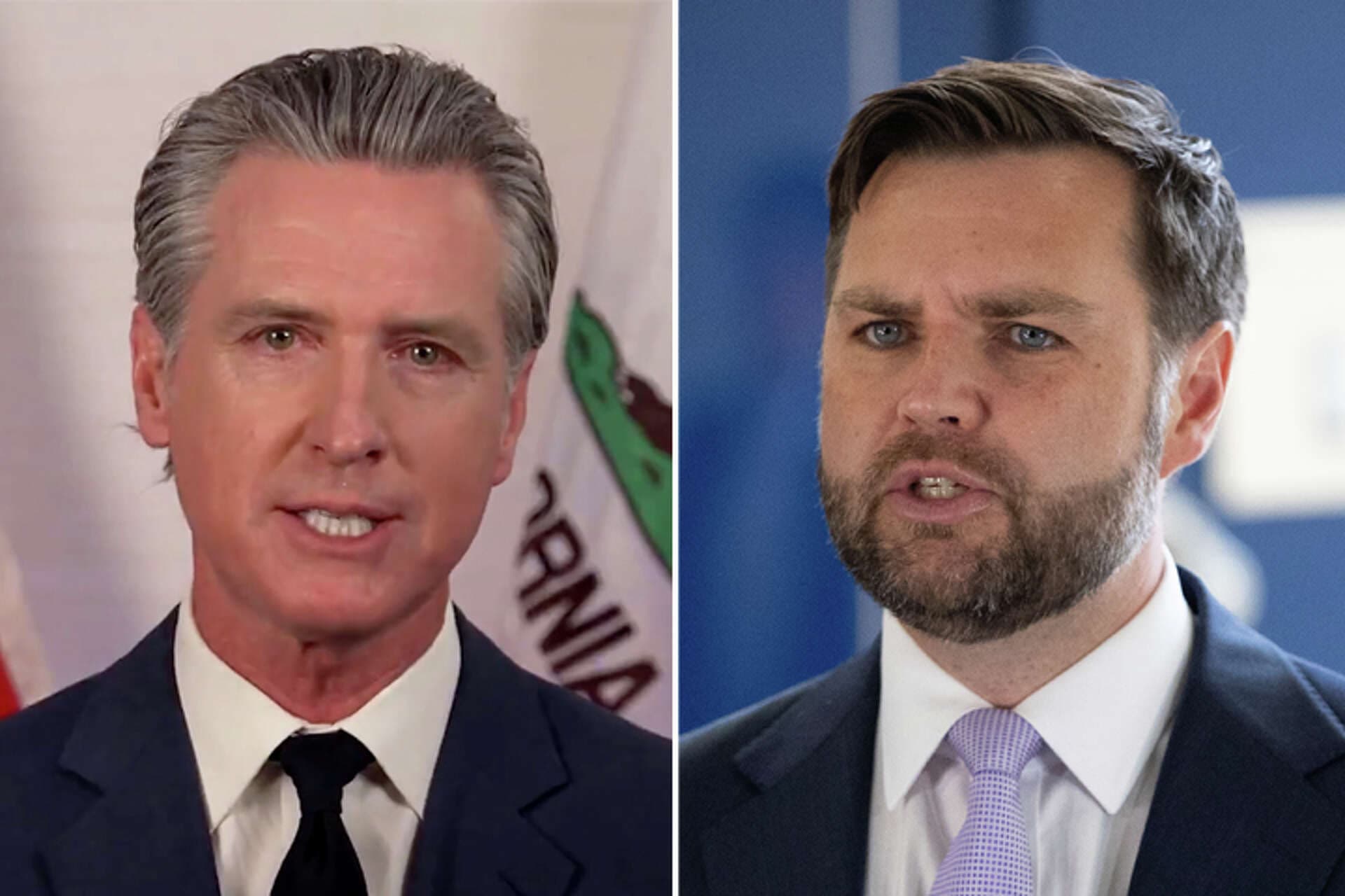 Newsom Calls Vance 'Scarier' Because Vance Actually Means It