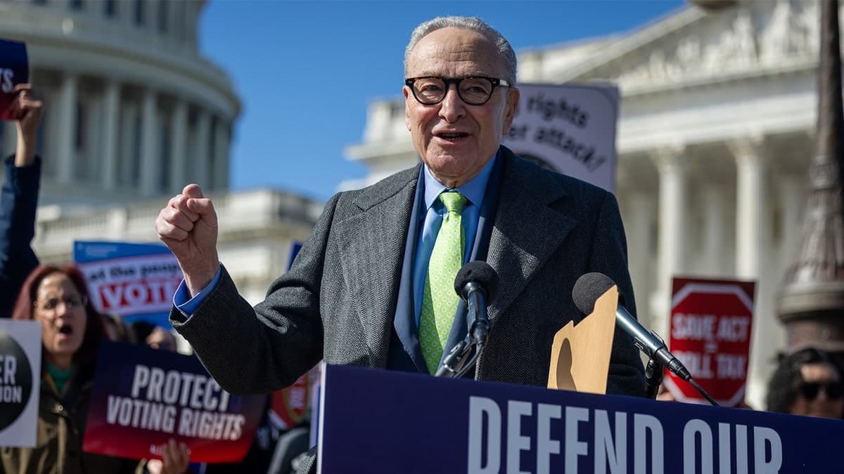 Schumer's 'Despicable' Vote Integrity Bill Tells You Everything About His Party